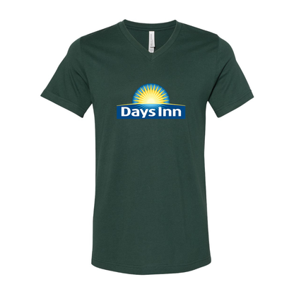 Men's Days Inn BELLA  CANVAS  Jersey V-Neck Tee