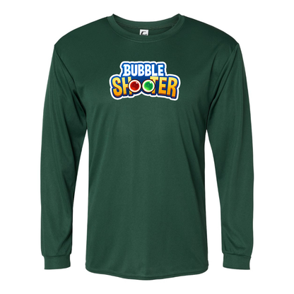 Men's Bubble Shooter Polyester Long Sleeve T-Shirt