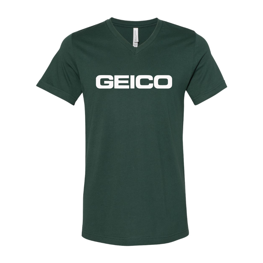 Men's Geico  BELLA  CANVAS  Jersey V-Neck Tee