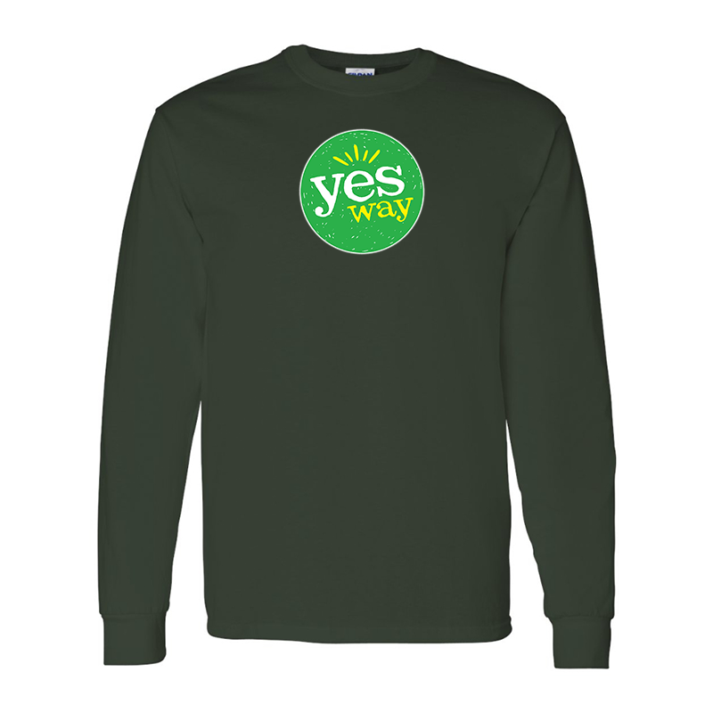 Men's Yes Way  Gildan Heavy Cotton Long Sleeve T-Shirt