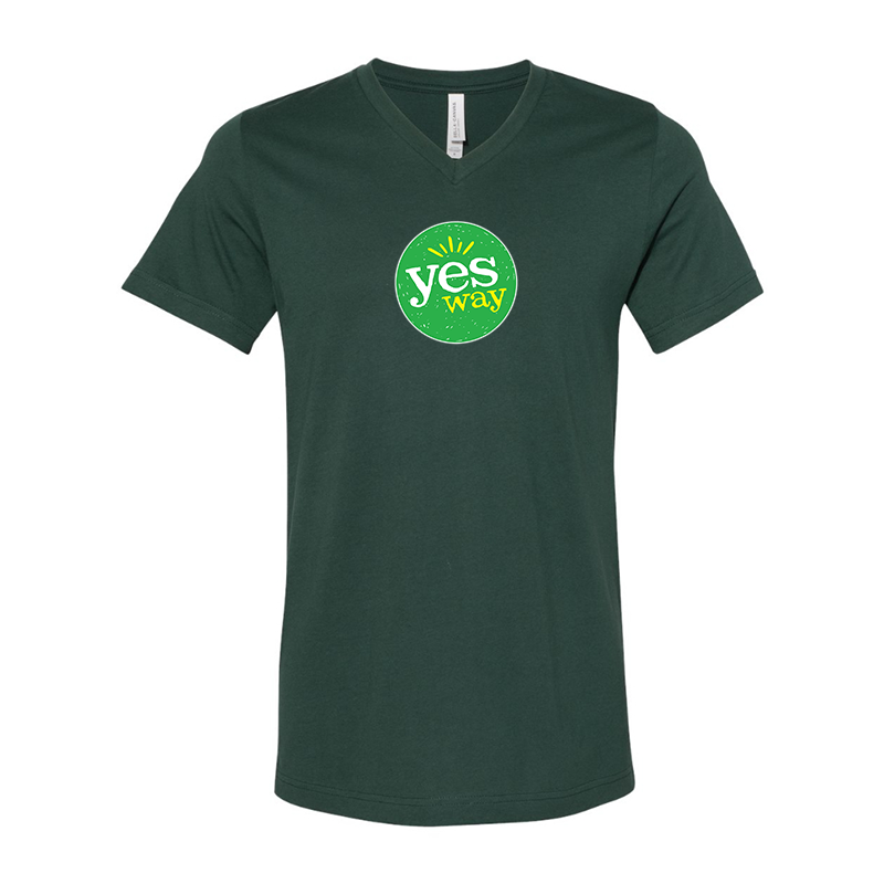 Yes Way BELLA  CANVAS  Jersey V-Neck Tee