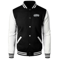 Men’s  San Antonio Spurs Varsity Baseball Jacket Cotton Blend Letterman Jackets