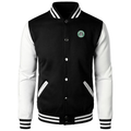 Men’s  Starbucks Coffee Varsity Baseball Jacket Cotton Blend Letterman Jackets