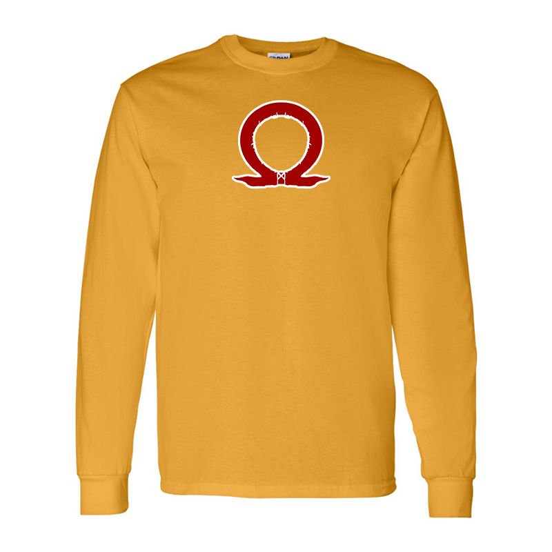 Men's God Of War Gildan Heavy Cotton Long Sleeve T-Shirt