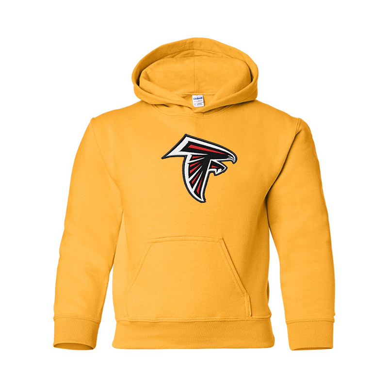 Youth's Atlanta Falcons Embroidered  Gildan Heavy Blend Hooded Sweatshirt