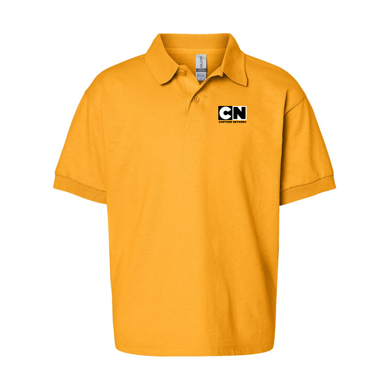 Youth's Cartoon Network Gildan Dry Blend Jersey Polo