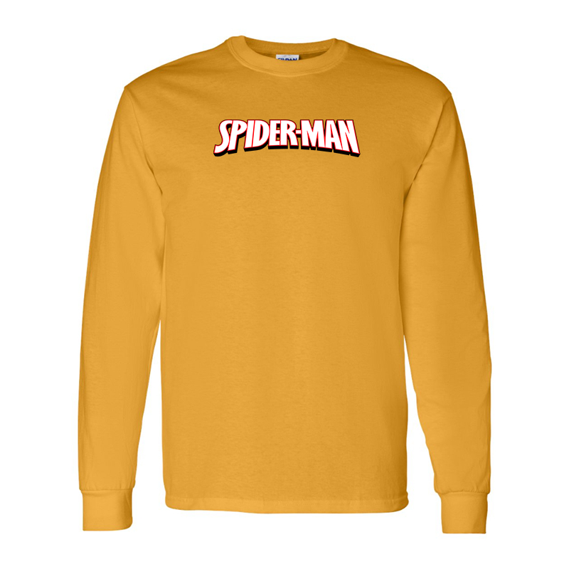 Men's Spider Man Gildan Heavy Cotton Long Sleeve T-Shirt