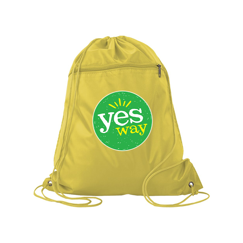 Yes Way  Q-Tees  Polyester Cinchpack