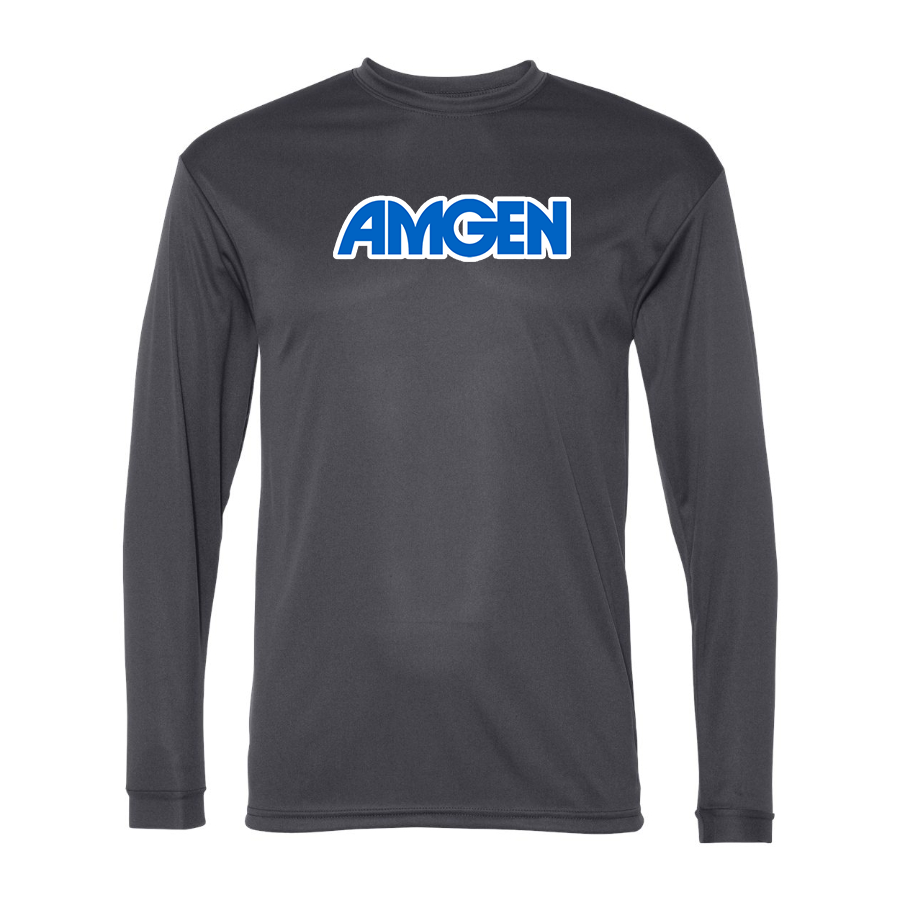 Men's Amgen Polyester Long Sleeve T-Shirt