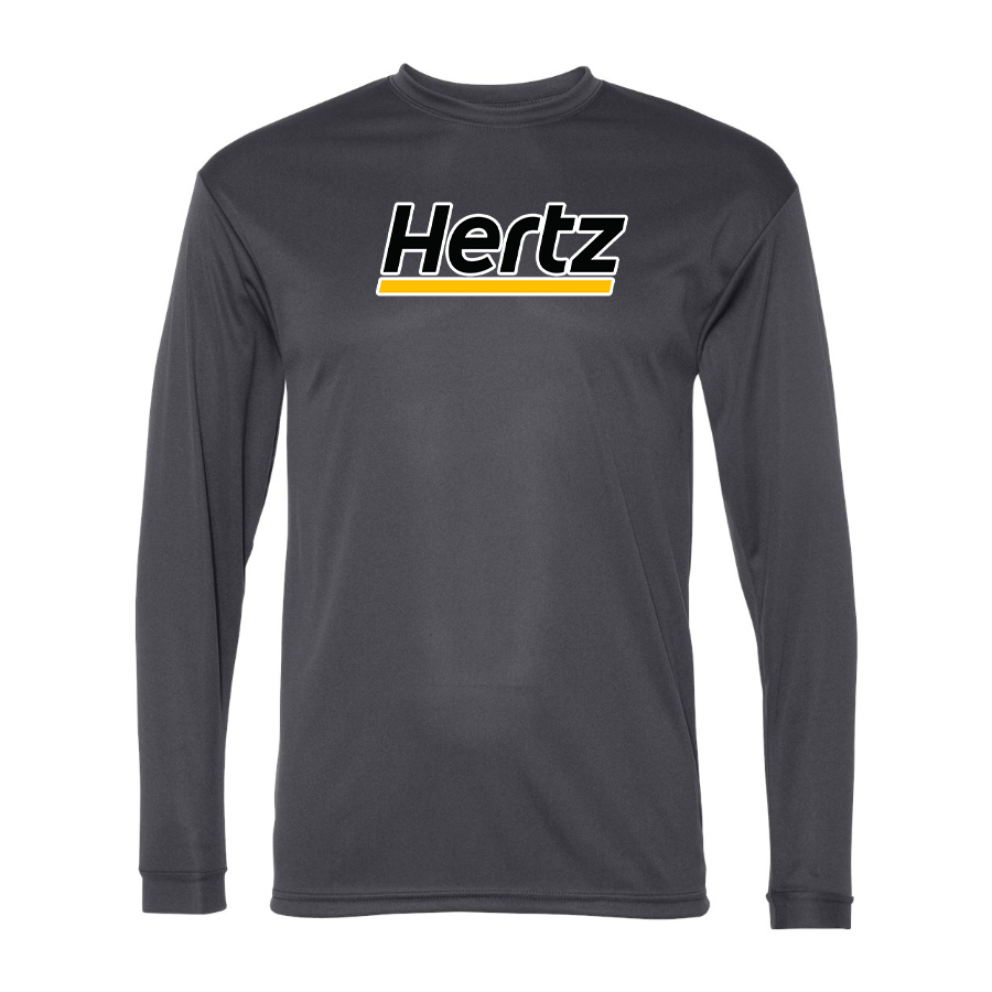Men's Hertz Polyester Long Sleeve T-Shirt