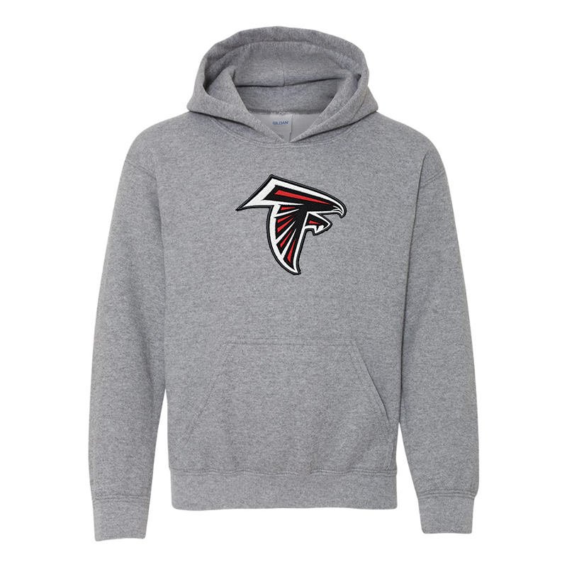 Youth's Atlanta Falcons Embroidered  Gildan Heavy Blend Hooded Sweatshirt