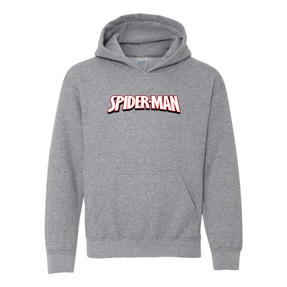 Youth's Spider Man Gildan Heavy Blend Hooded Sweatshirt