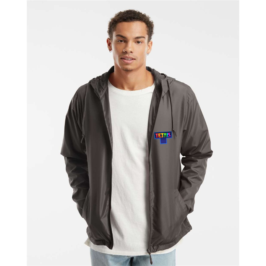 Men's Tetris Independent Trading Co Lightweight Windbreaker Full-Zip Jacket