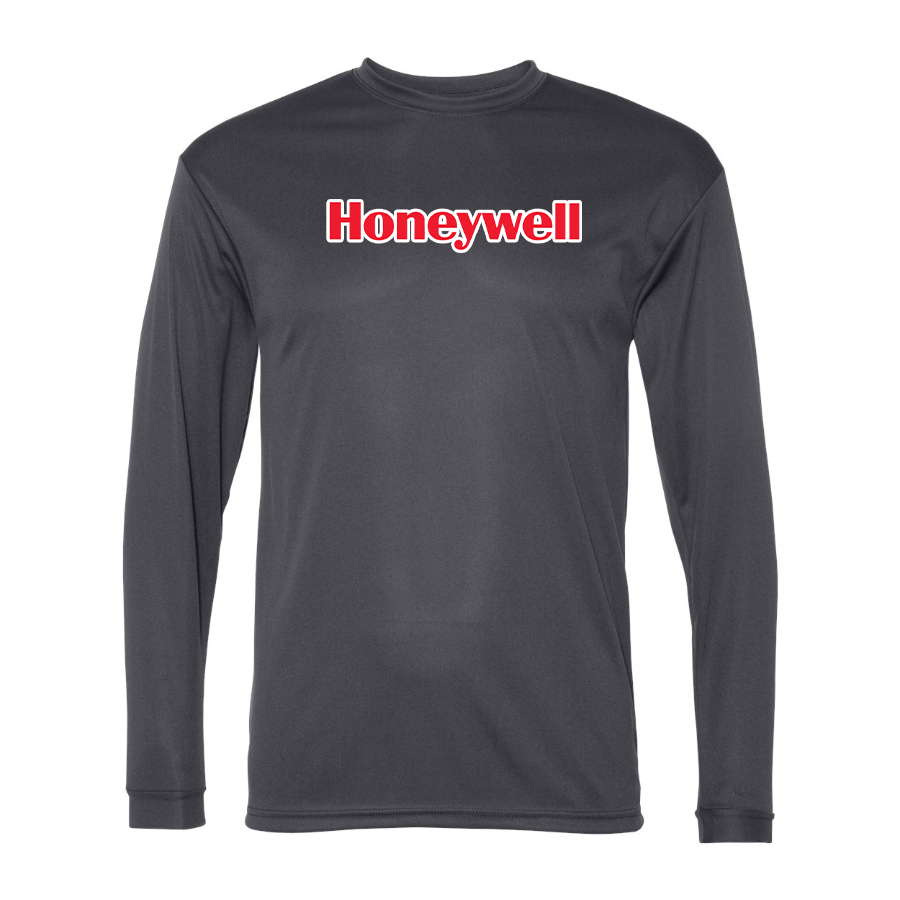 Men's Honeywell  Polyester Long Sleeve T-Shirt