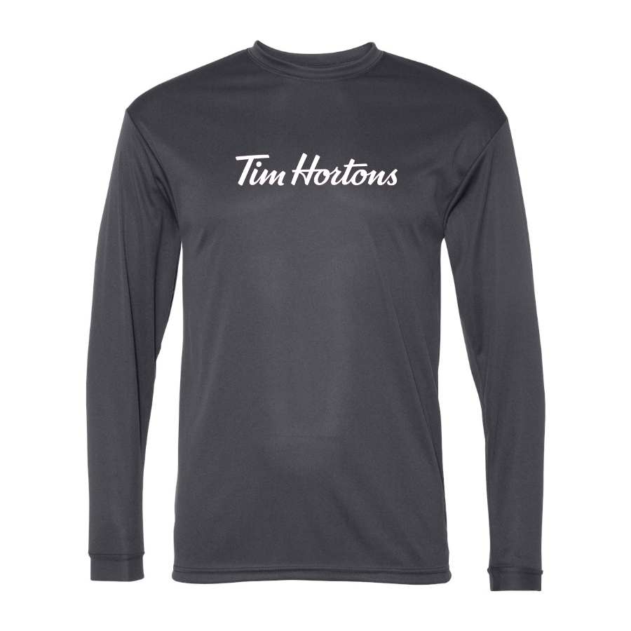 Men's Tim Hortons Polyester Long Sleeve T-Shirt