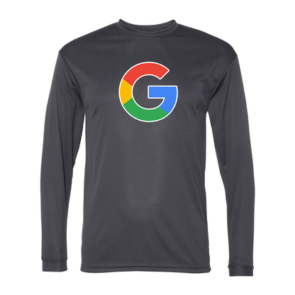 Men's Google Polyester Long Sleeve T-Shirt