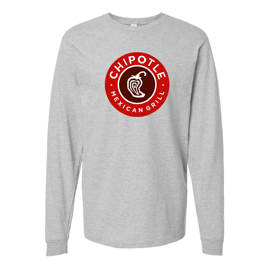 Men's  Long sleeves T-Shirt Chipotle Mexican Grill