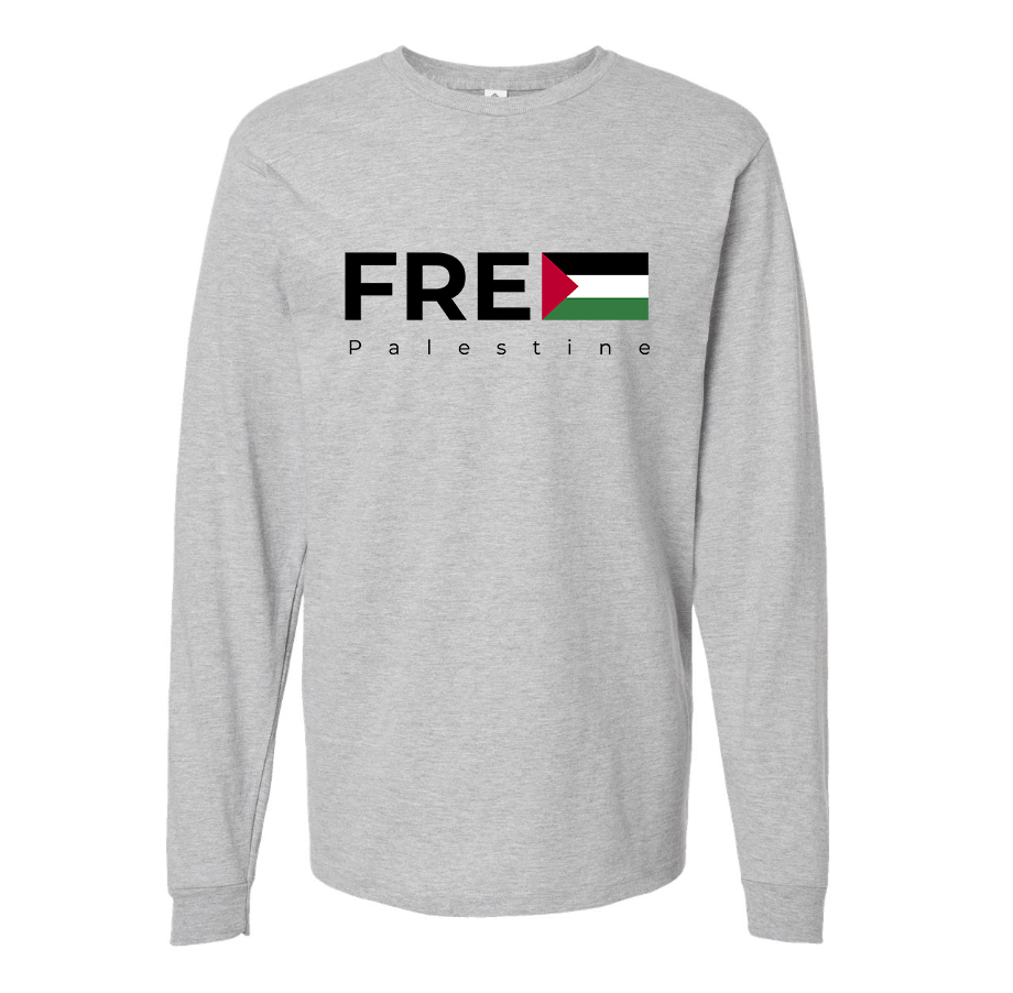 Men's Free Palestine Long sleeves T-Shirt