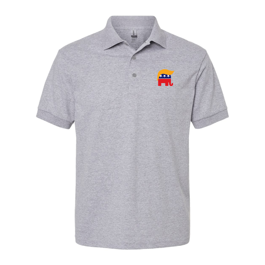 Men's Donald Trump Hair Elephant Dry Blend Polo