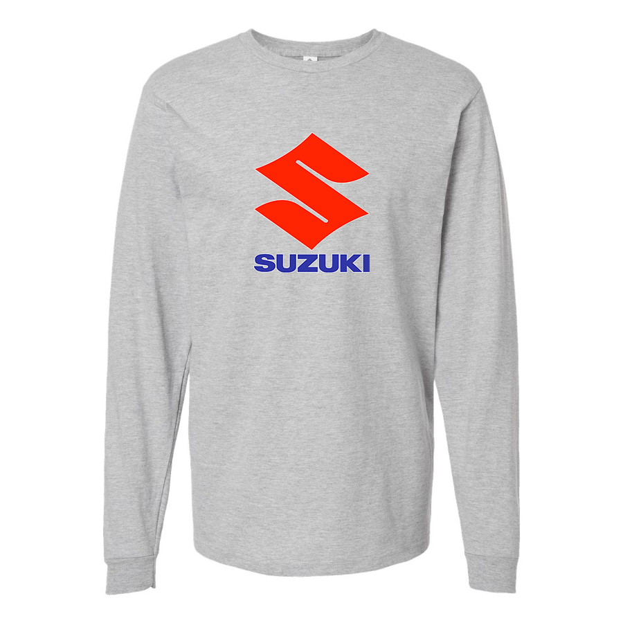 Men's Suzuki Bike Motorcycle Long sleeves T-Shirt