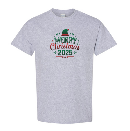 Youth's Merry Christmas 2025 Cotton T-Shirt