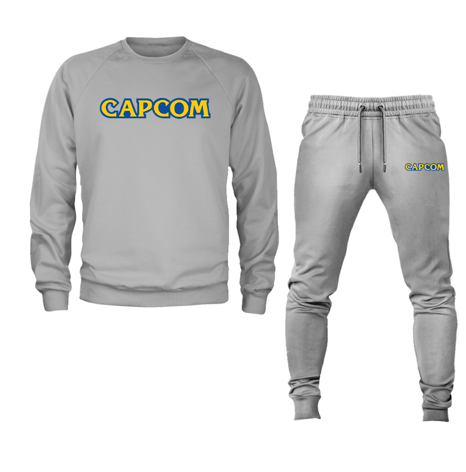 Men's Capcom Crewneck Sweatshirt Joggers Suit