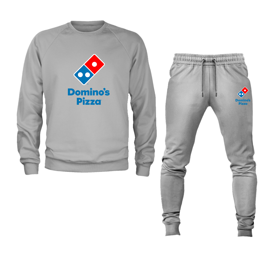 Men's Domino's Pizza Crewneck Sweatshirt Joggers Suit