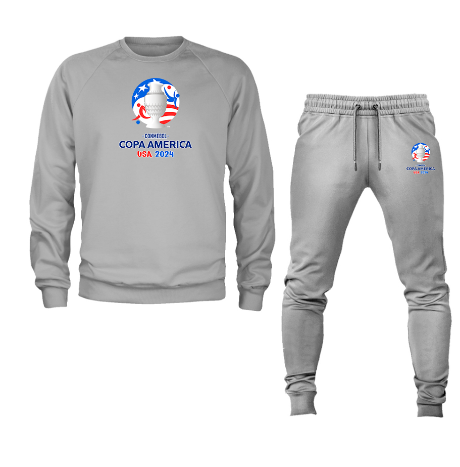 Men's Copa America 2024 Crewneck Sweatshirt Joggers Suit