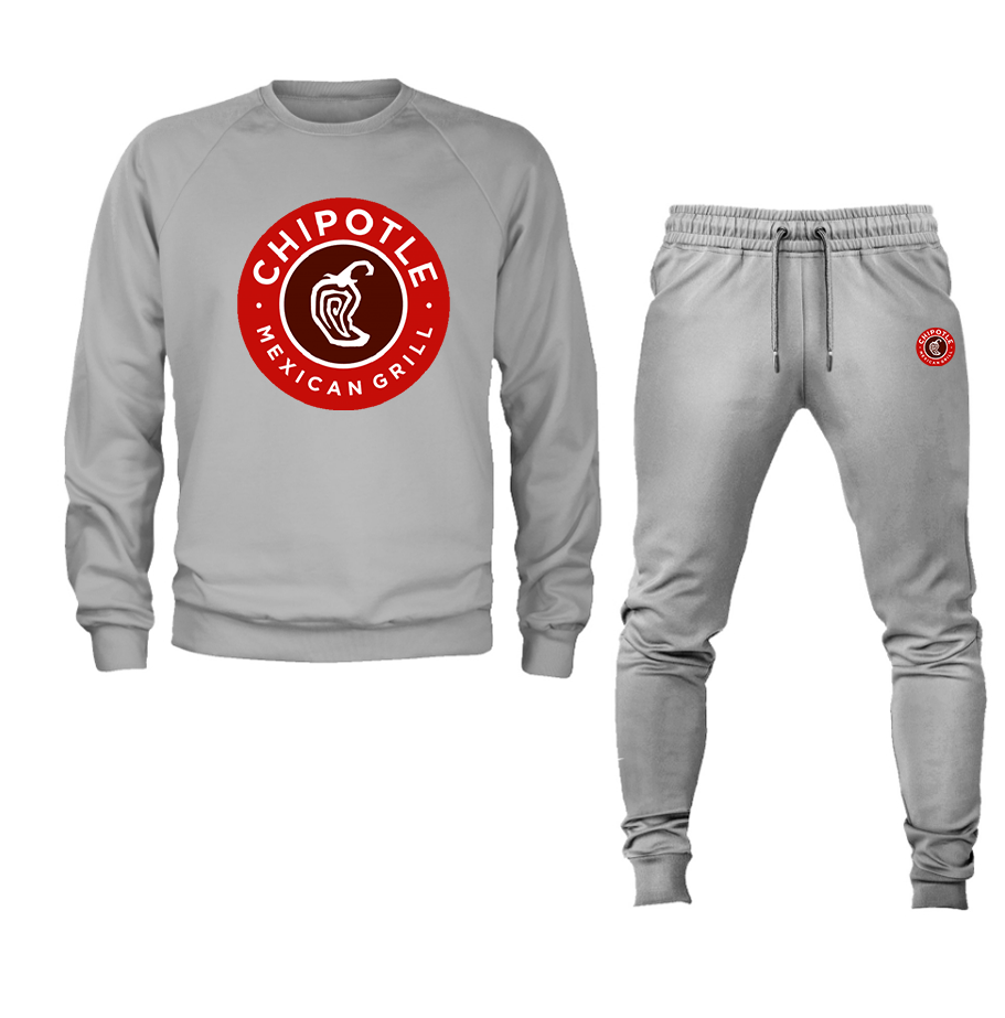 Men's Chipotle Mexican Grill Crewneck Sweatshirt Joggers Suit