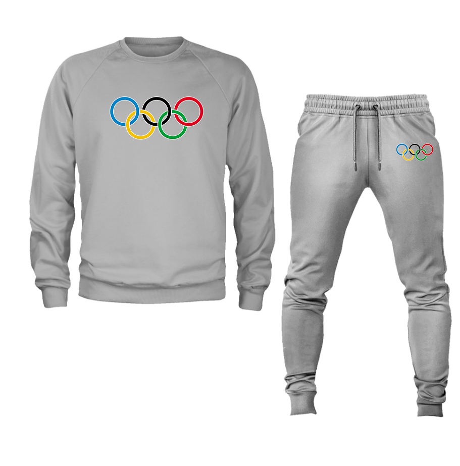 Men's Olympics Rings  Crewneck Sweatshirt Joggers Suit