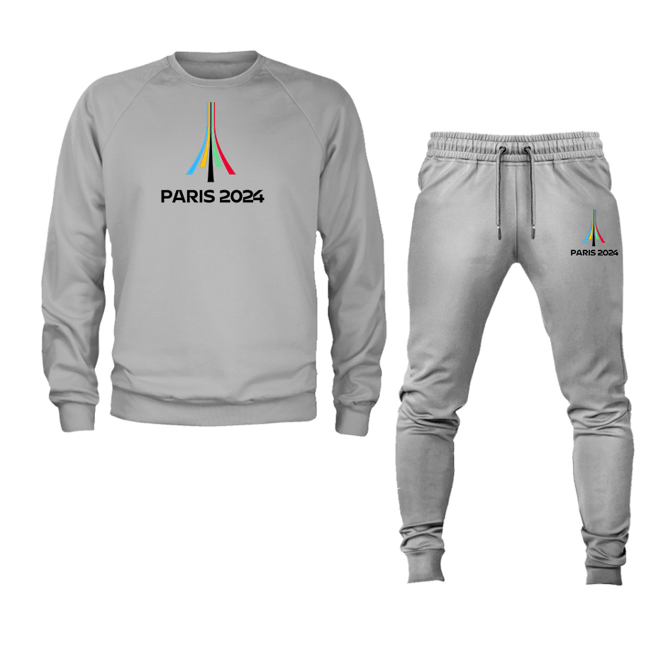 Men's Olympia Paris 2024 Crewneck Sweatshirt Joggers Suit
