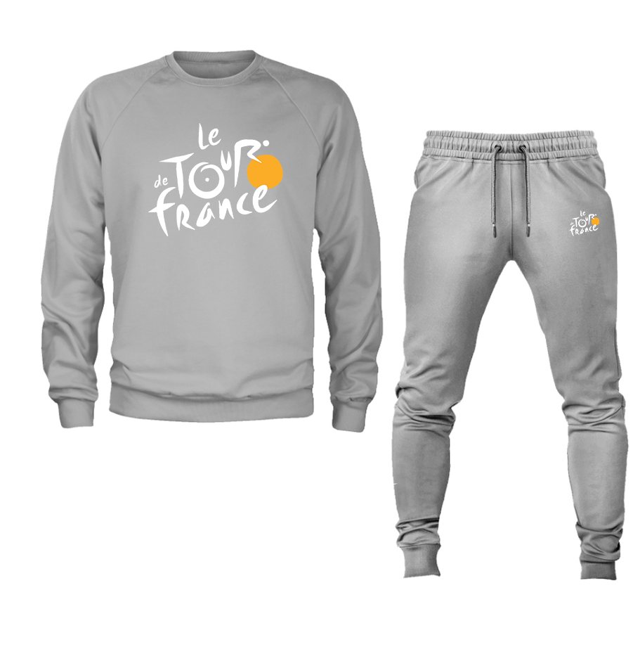 Men's Le Tour De France Crewneck Sweatshirt Joggers Suit