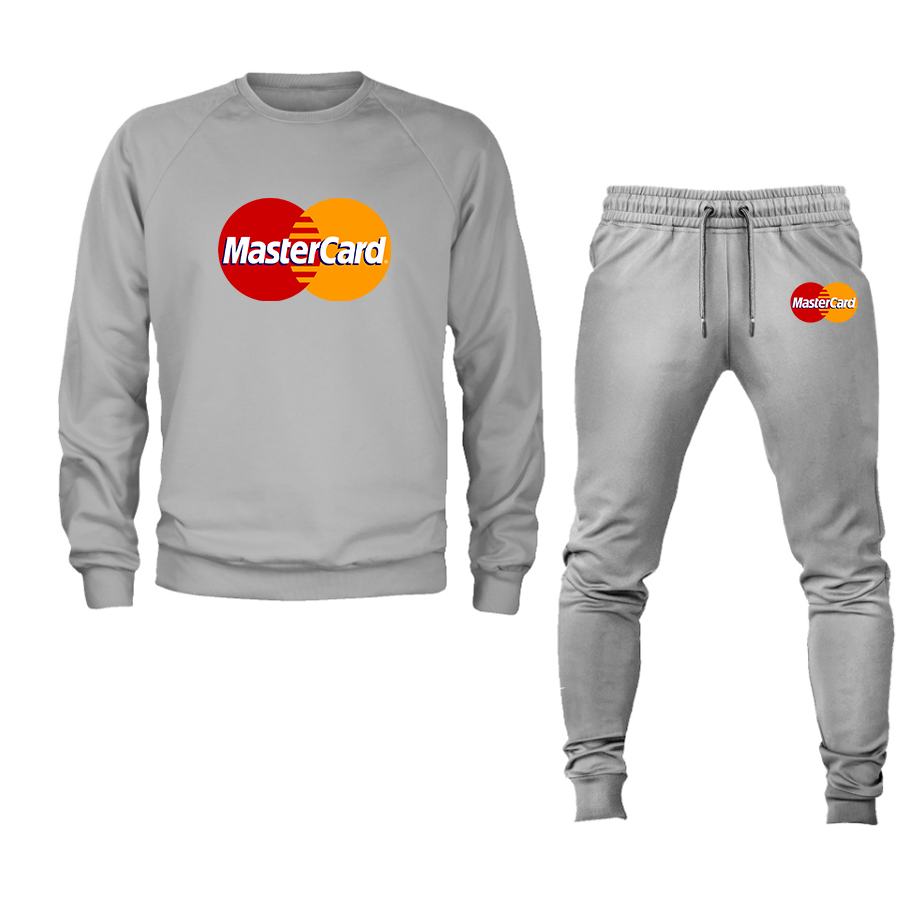 Men's Master Card Crewneck Sweatshirt Joggers Suit