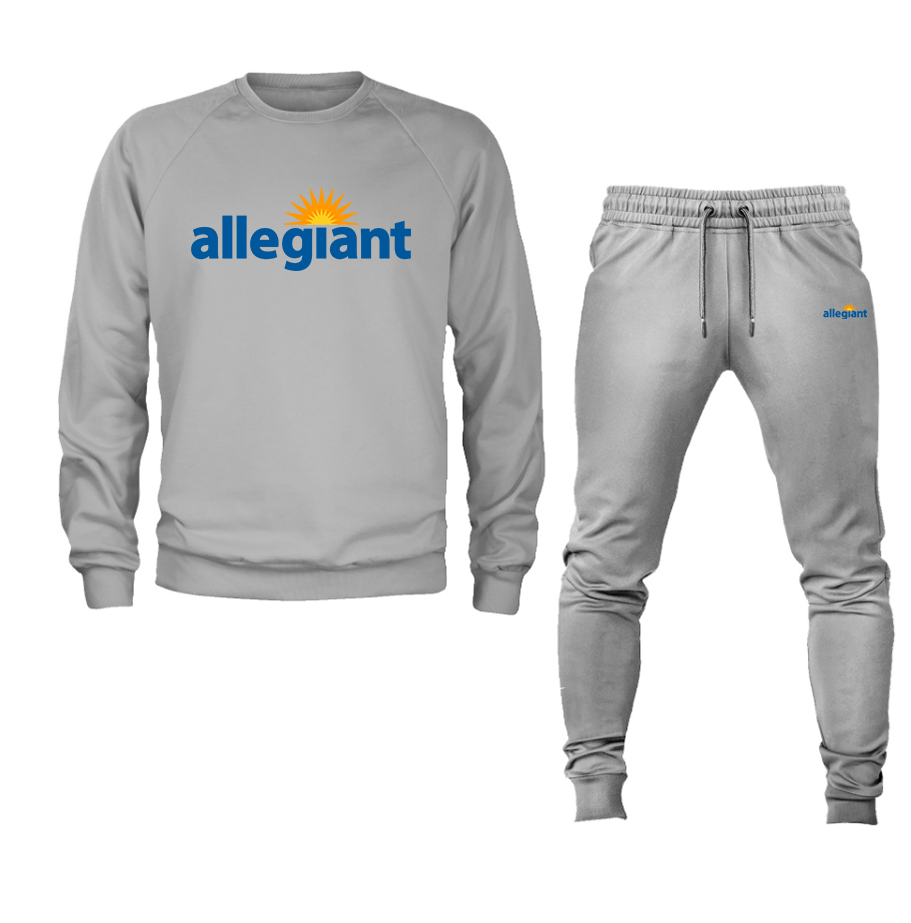 Men's Allegiant Air Crewneck Sweatshirt Joggers Suit