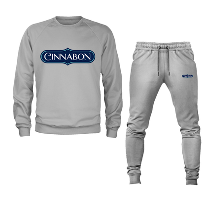 Men's Cinnabon Crewneck Sweatshirt Joggers Suit