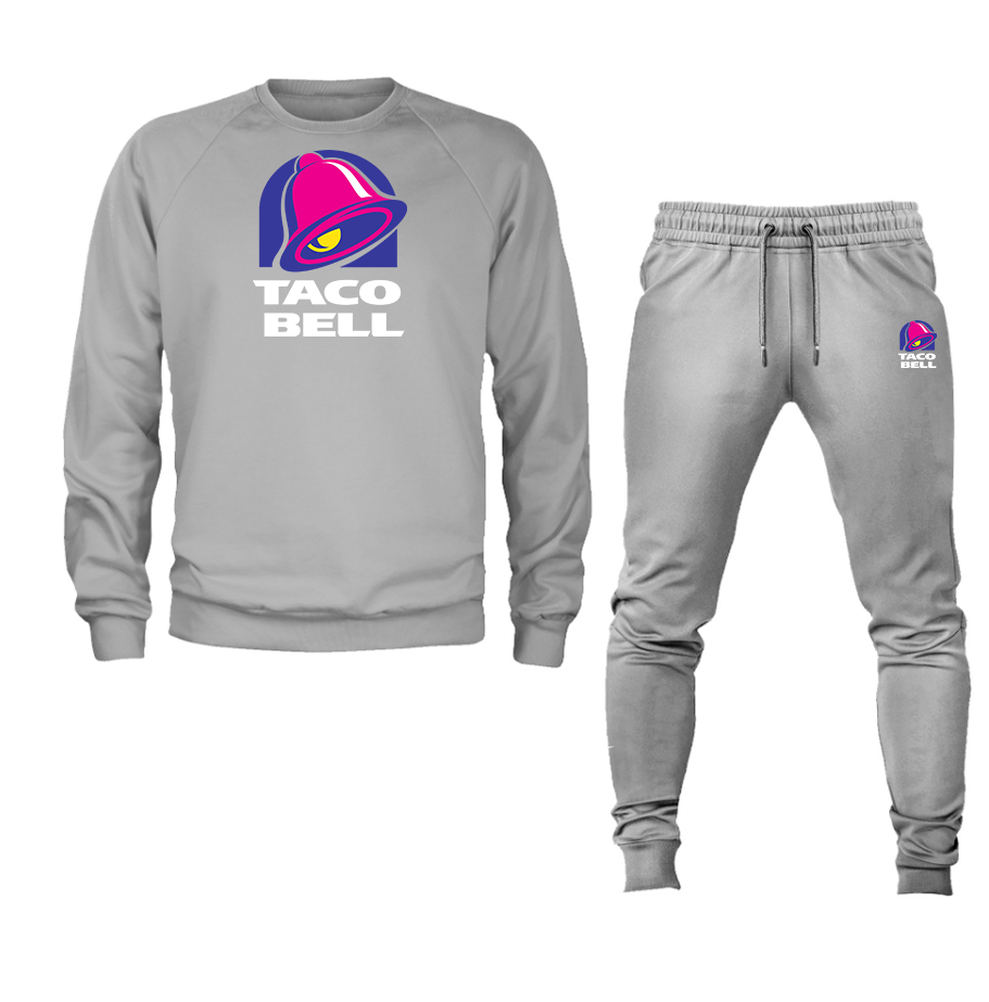 Men's Taco Bell Crewneck Sweatshirt Joggers Suit