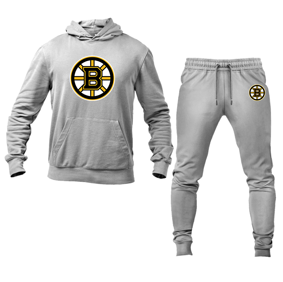 Men's NHL Boston Bruins Hoodie and Joggers Set