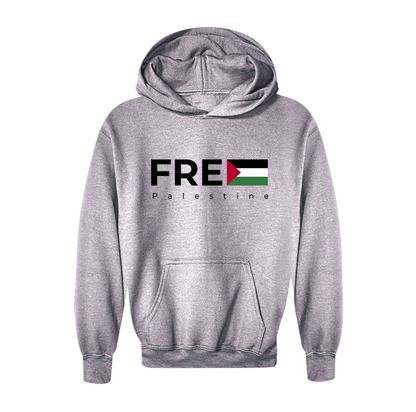 Youth's Free Palestine Pullover Hoodie