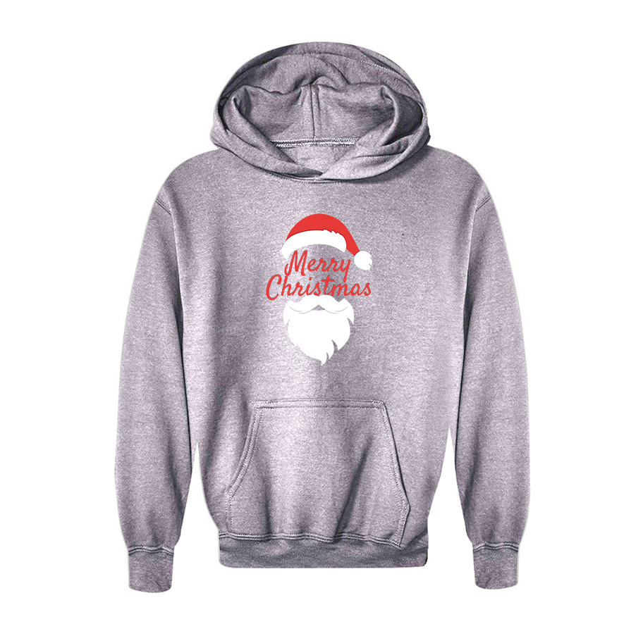 Youth's Merry Christmas Santa Claus Pullover Hoodie