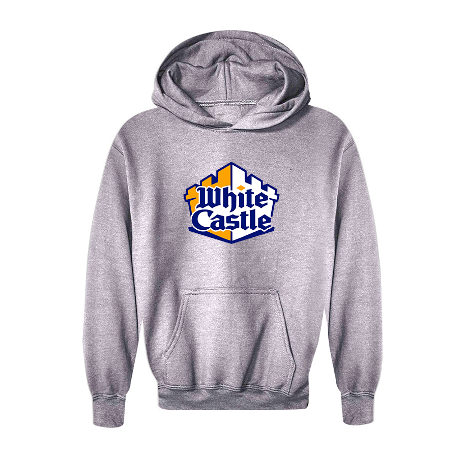 Youth's White Castle Pullover Hoodie