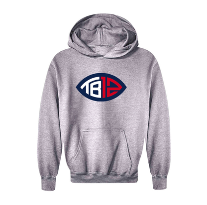 Youth's Tom Brady 12 Pullover Hoodie