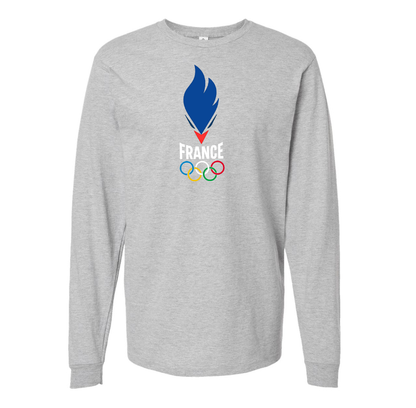 Men's France Olympia 2024 Long sleeves T-Shirt