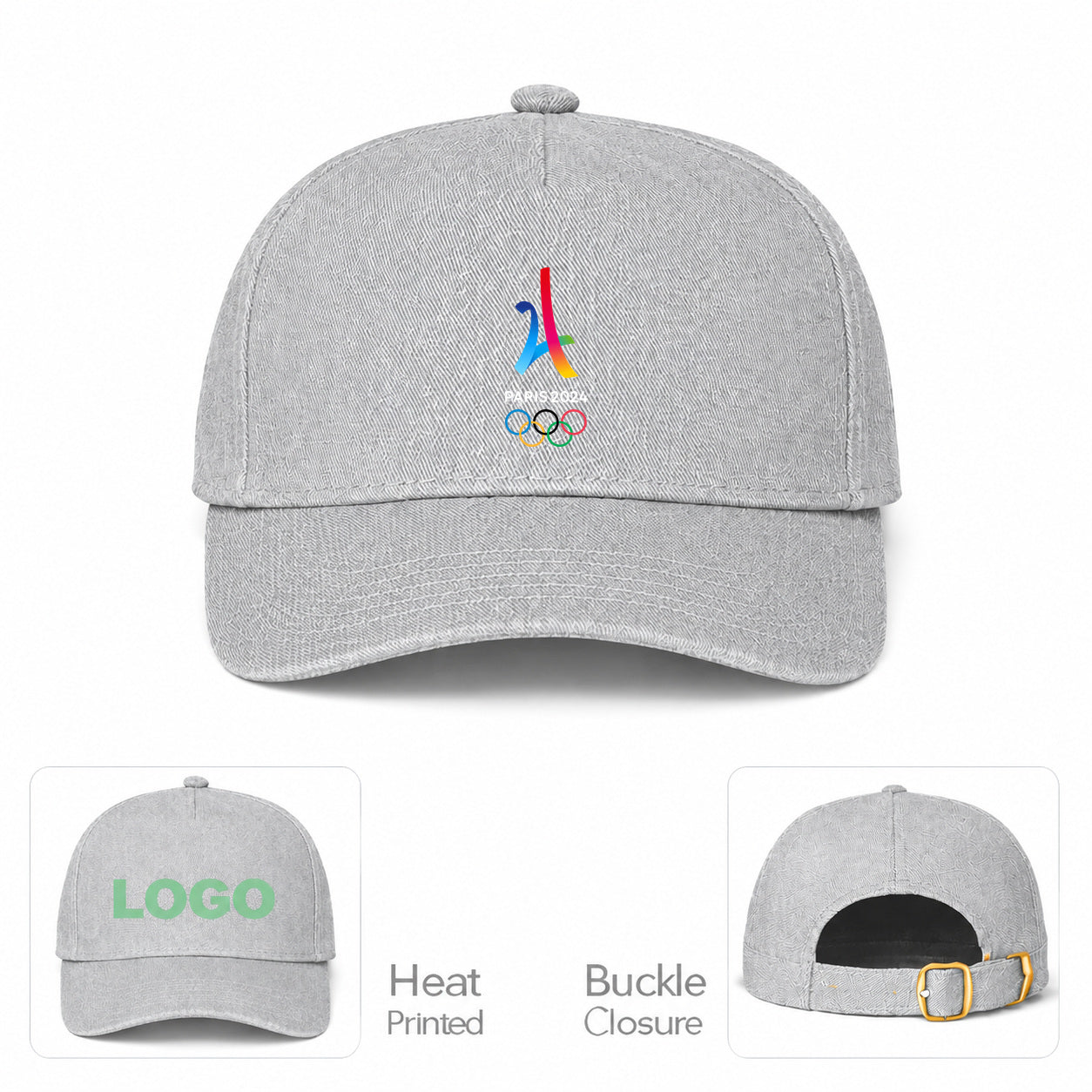 Paris 2024 Olympics Dad Baseball Cap Hat
