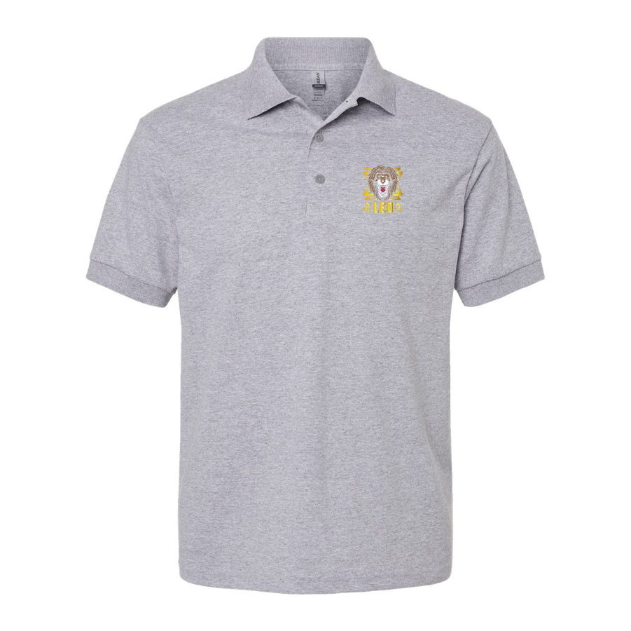 Men's Leo Zodiac Sign Dry Blend Polo