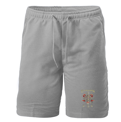 Men's Capricorn Zodiac Athletic Fleece Shorts