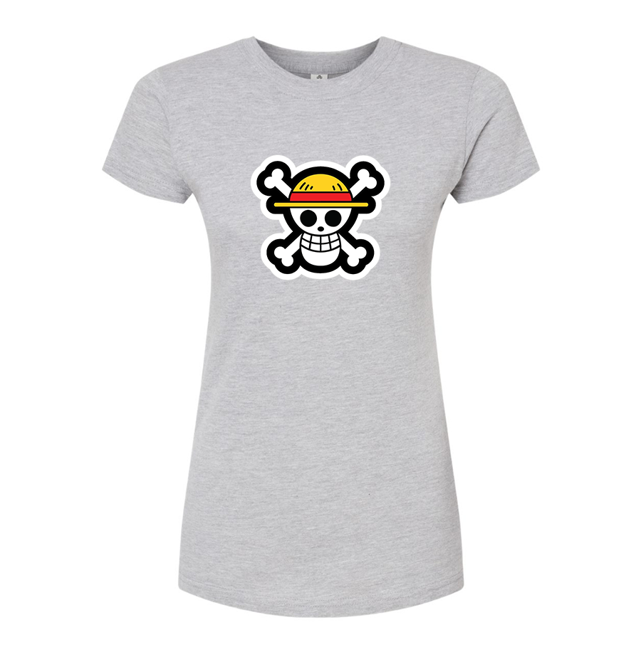 Women's StrawHat Round Neck T-Shirt