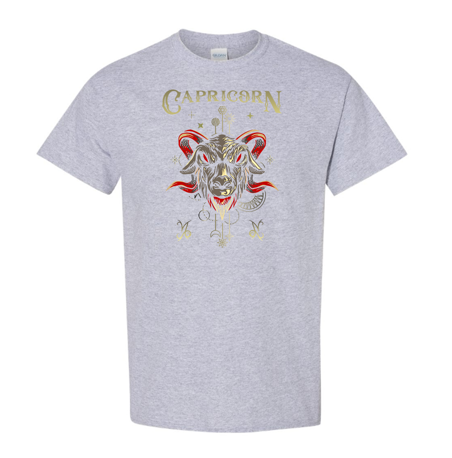 Men's Capricorn Zodiac Cotton T-shirt