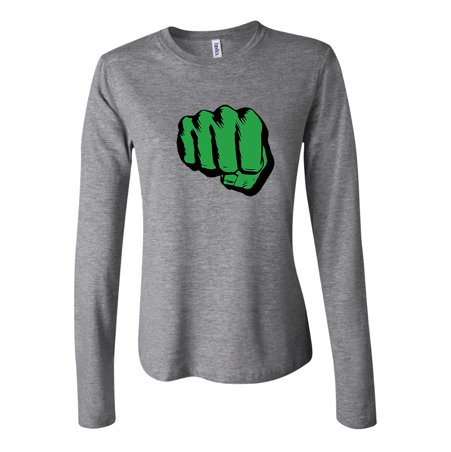 Women's Hulk Punch Long Sleeve T-Shirt