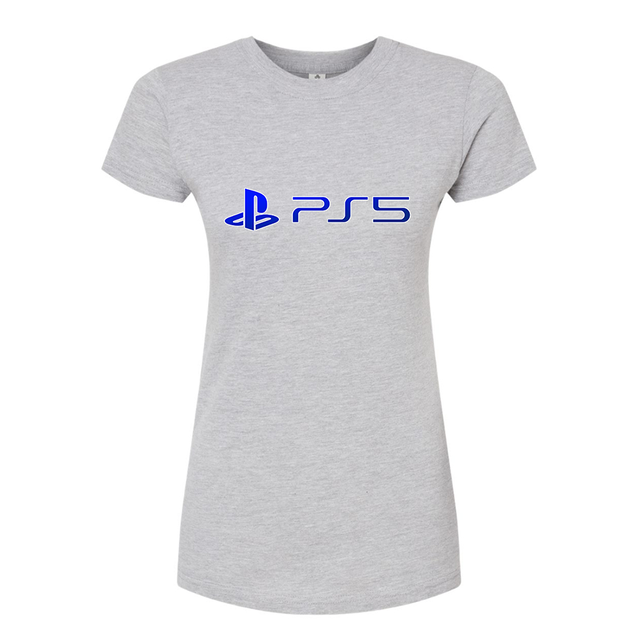 Women's Play Station PS5 Round Neck T-Shirt