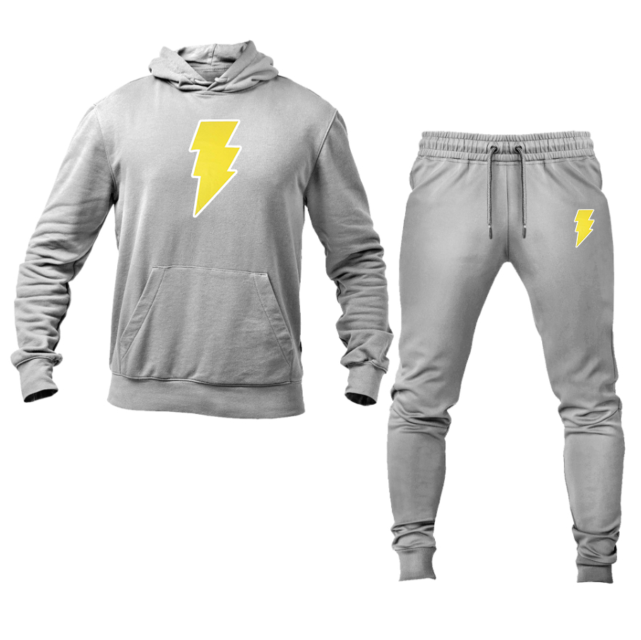 Men's Black Adam Hoodie and Joggers Set